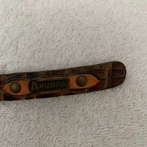 Akubra leather hat band